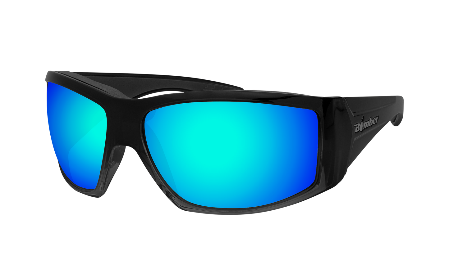 AHI Safety - Polarized Ice Blue Mirror