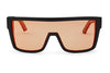 BUZZ Bomb Safety - Photochromic Fire Red Orange Mirror