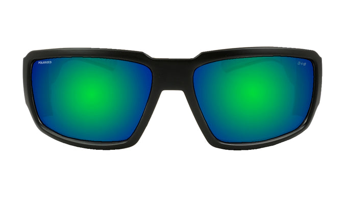 BOOGIE Safety - Polarized Green Mirror Black