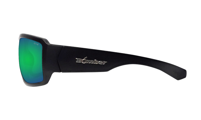 BOOGIE Safety - Polarized Green Mirror Black