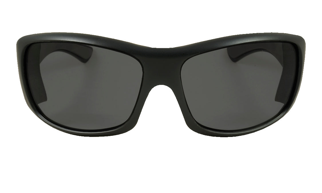 100% UVA/UVB Polarized Black Sunglasses | Bomber Eyewear