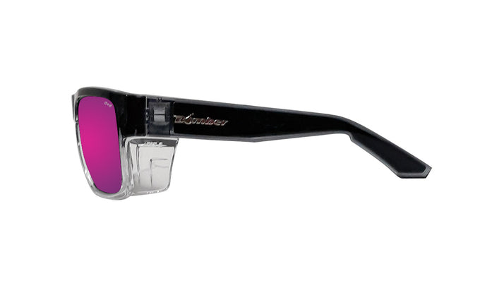 CLUTCH Safety - Polarized Revo Pink Mirror Crystal