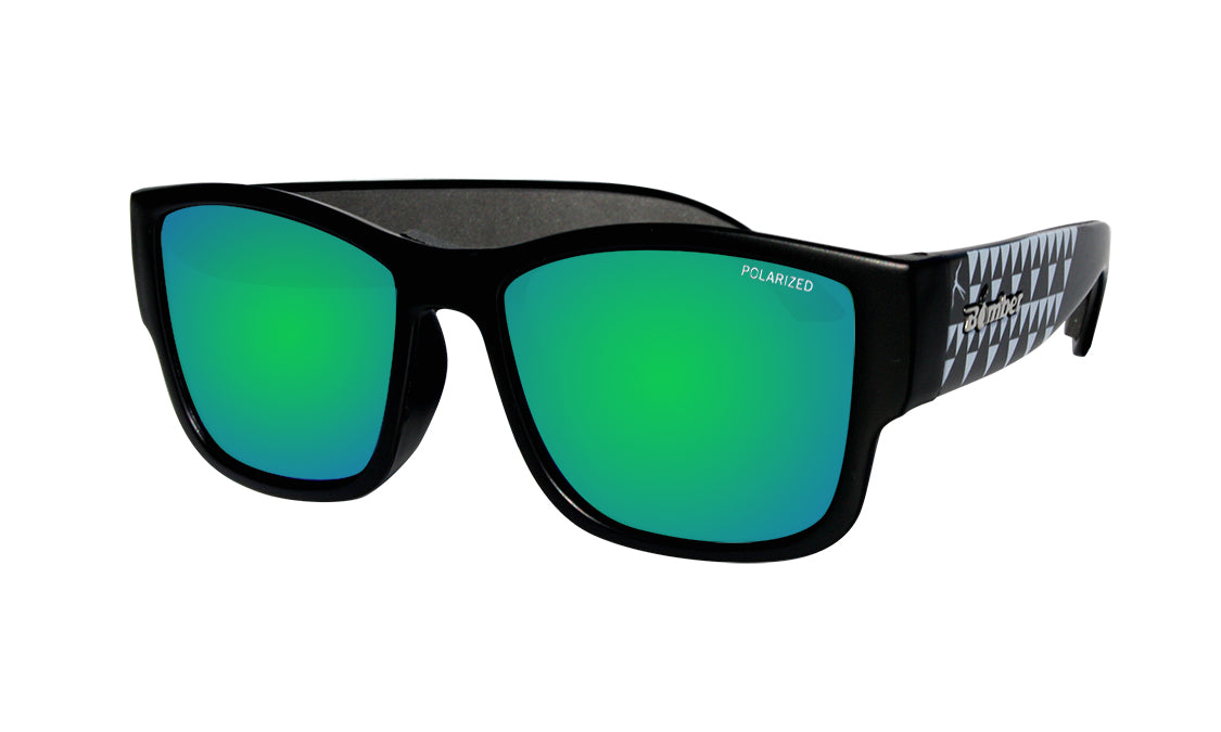 Green Mirrored Sunglasses (Polarized)