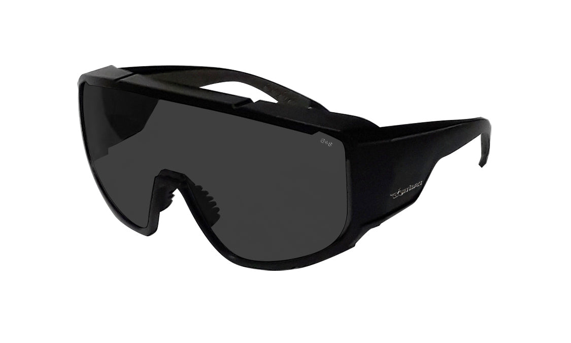 Magnum Oversized Black Shades (Smoke) | Bomber Eyewear