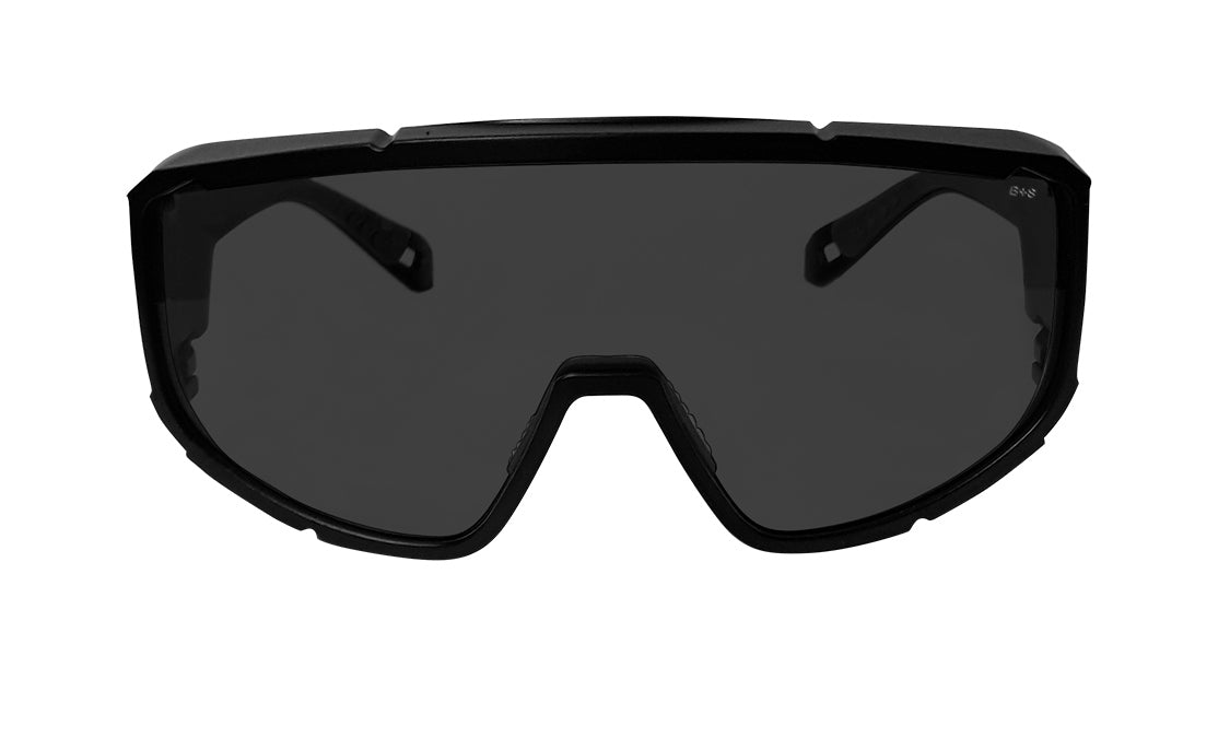 Magnum Oversized Black Shades (Smoke) | Bomber Eyewear