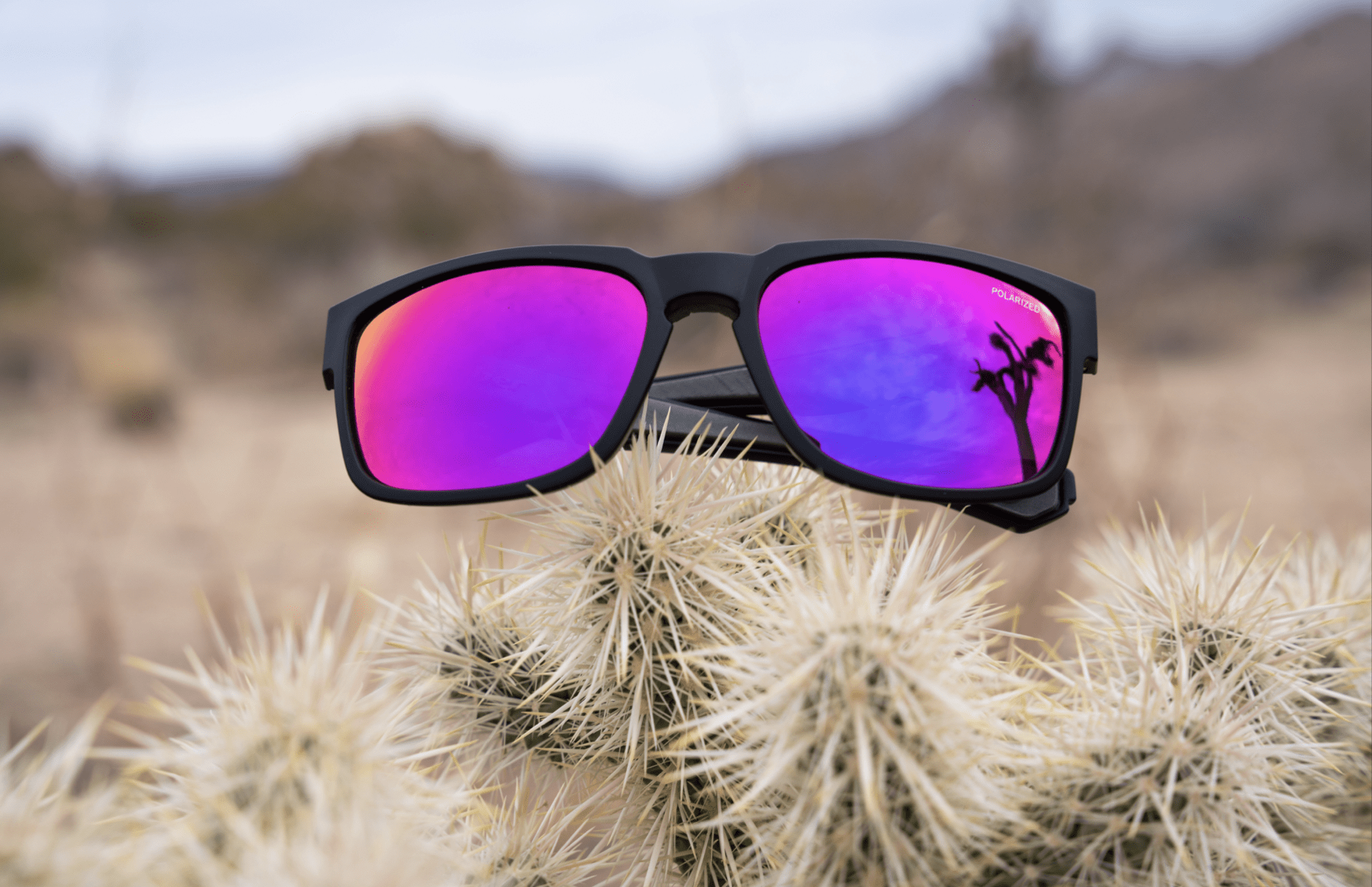 Bomber Smart Matte Black Frame/Pink Mirror Polarized Lens Sunglasses
